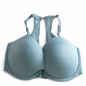Victoria's Secret Light Blue Bra Size 32DD Front Hook NWT